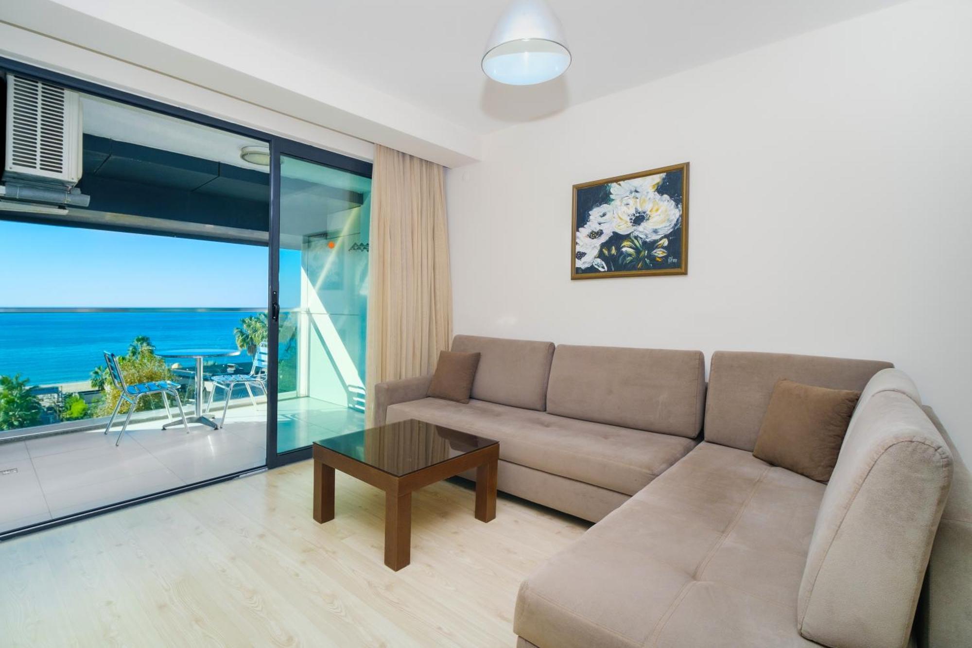 Delfino Apart Hotel Alanya Bagian luar foto
