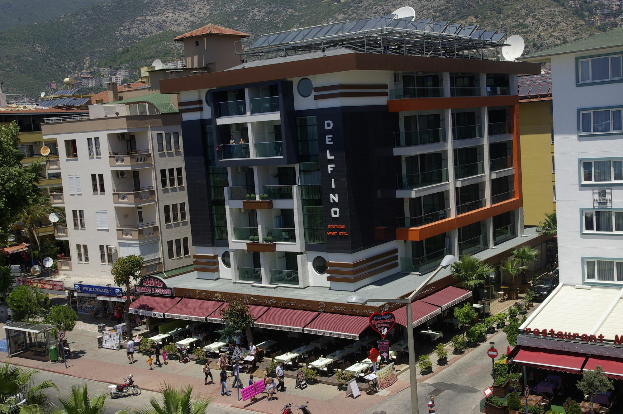 Delfino Apart Hotel Alanya Bagian luar foto